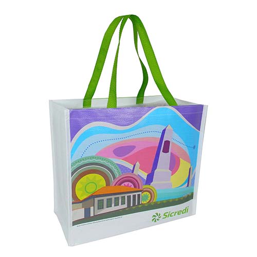 Sacola de  Ráfia Laminada